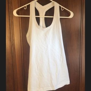 Lulu lemon white tank top racerback